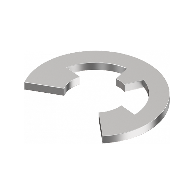 Låsering, rustfrit stål, D=5