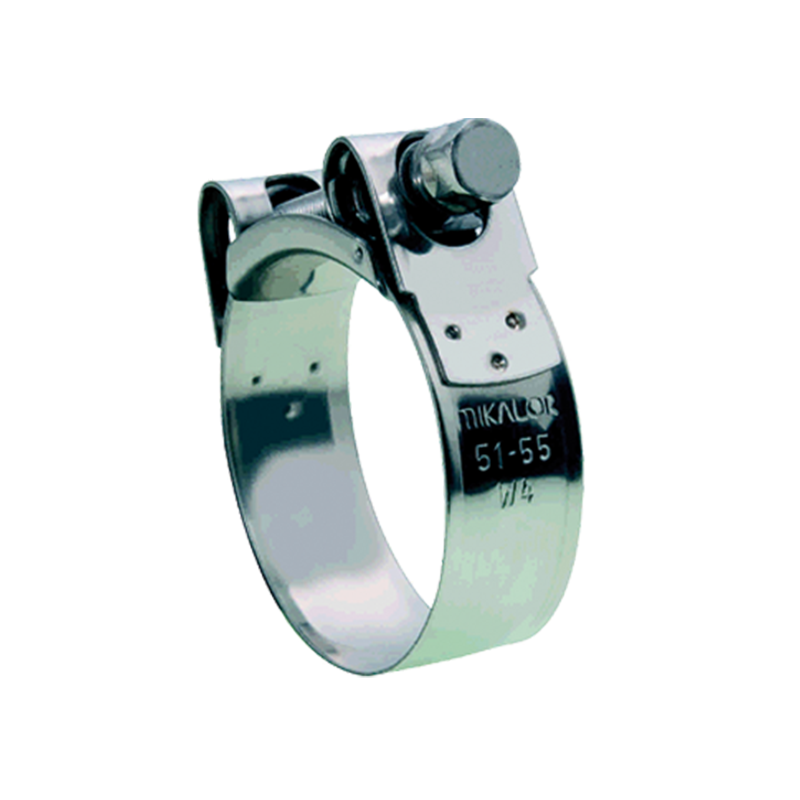 Komplet spændebånd, syrefast stål, Diameter interval: 29-31mm, drejningsmoment= 12Nm, belastningsklasse= Høj