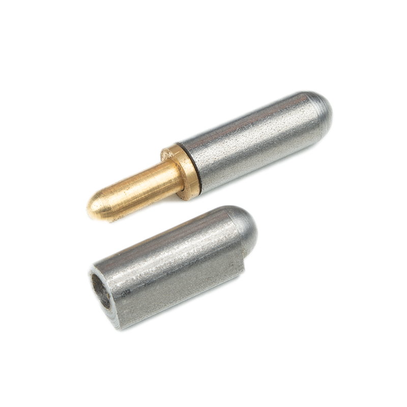 Svejsehængsel, stål, dråbeformet, u/ smørenippel, L=70, B=14