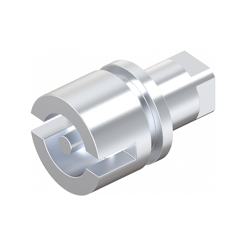 Indsats, DIN 3, trykstøbt zink, påskruning