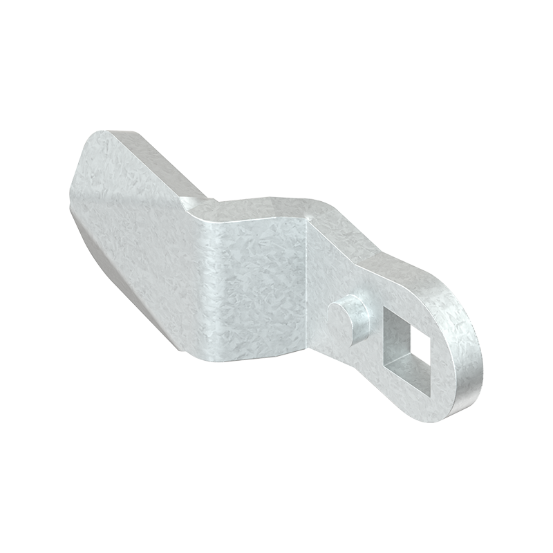 Tunge, standard, stål, L=45, B=19, offset højde=-10 mm