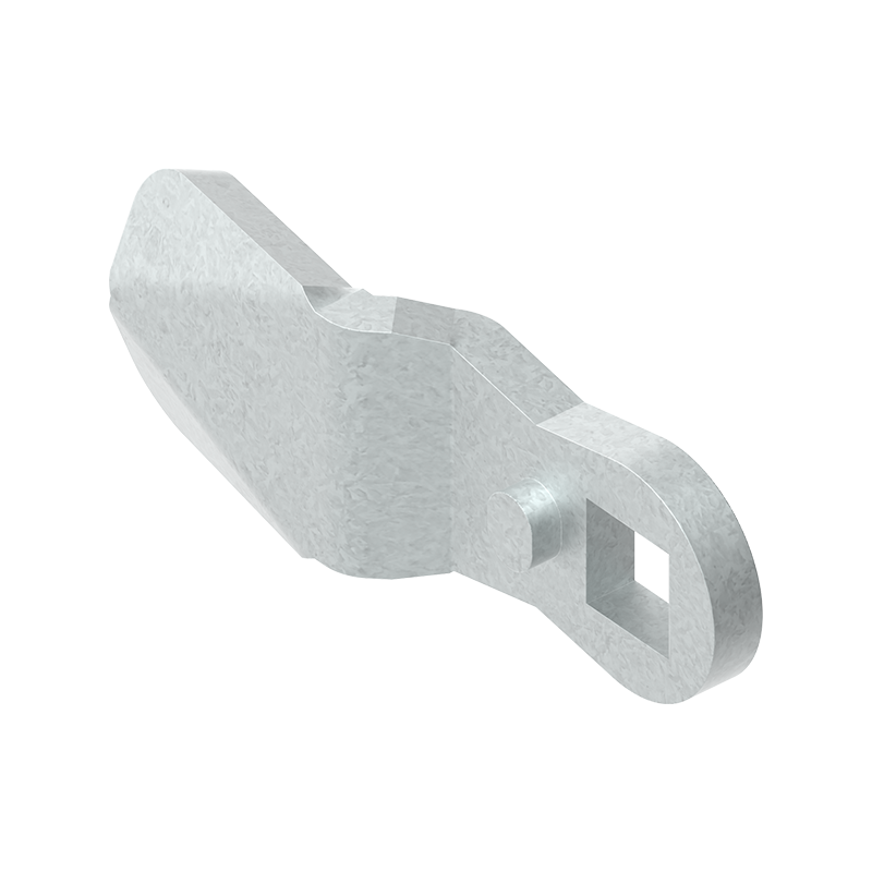 Tunge, standard, stål, L=45, B=19, offset højde=-5 mm