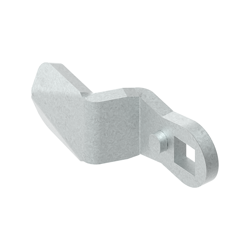 Tunge, standard, stål, L=45, B=19, offset højde=-12 mm