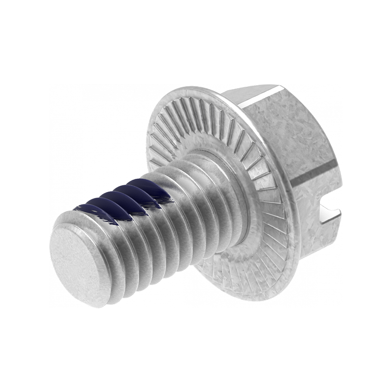 Skrue med loctite, stål, M6x10