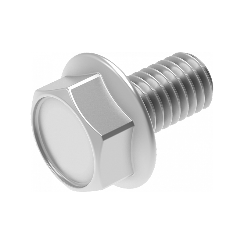 Skrue, rustfrit stål, M6x10