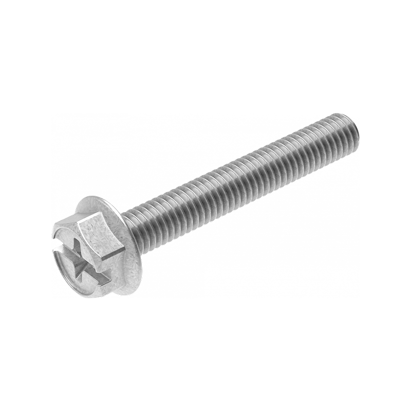 Skrue, stål, M6x40