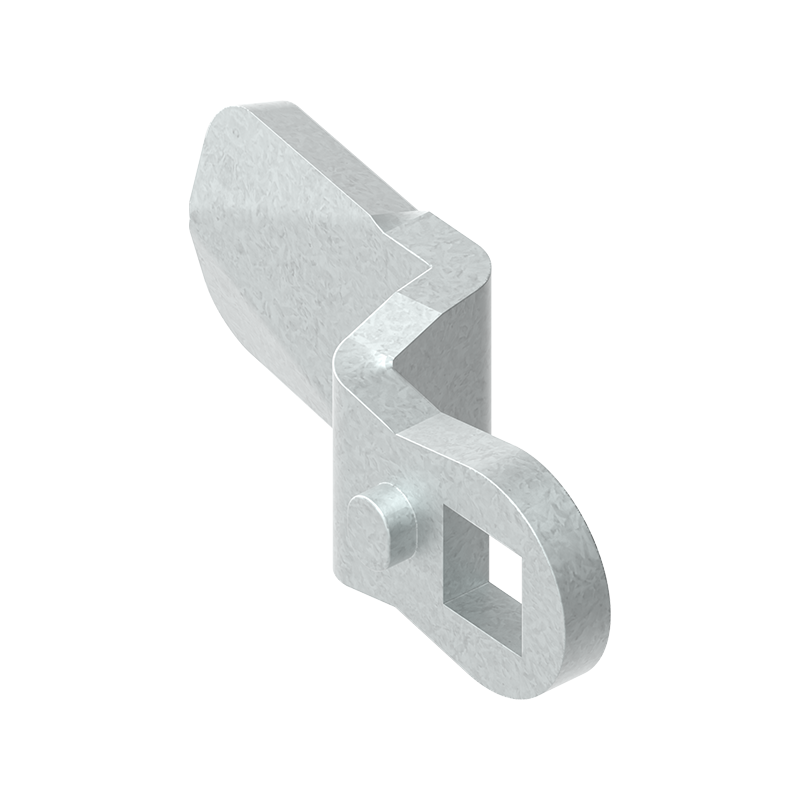 Tunge, standard, stål, L=45, B=19, offset højde=12 mm