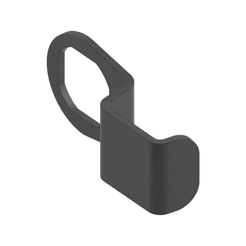 Åbningsgreb, stål, L=47, H=15, offset=-2