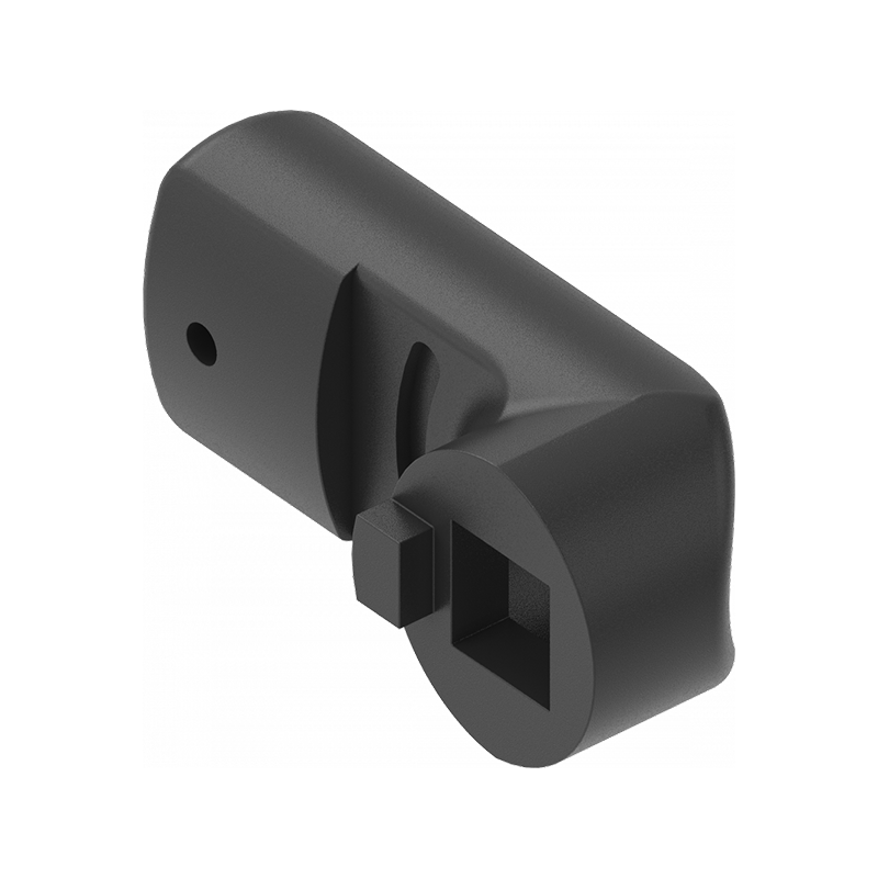 Tunge, standard, glasfiberforstærket polyamid, L=35, B=19, offset højde=4 mm.