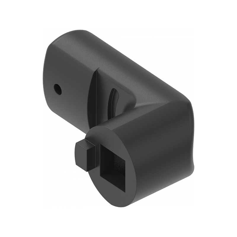 Tunge, standard, glasfiberforstærket polyamid, L=35, B=19, offset højde=10 mm.