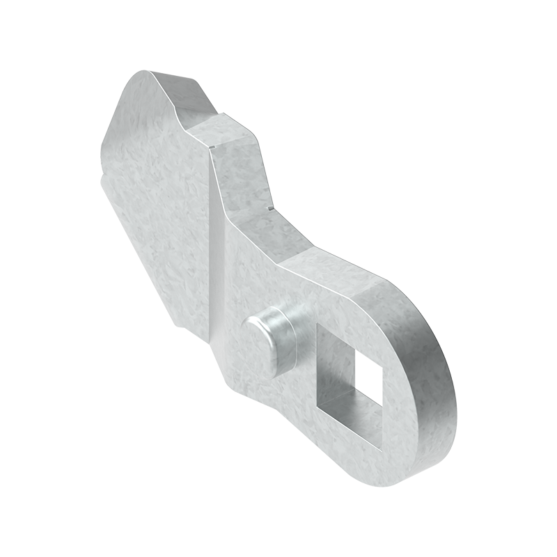 Tunge, standard, stål, L=35, B=19, offset højde=4 mm