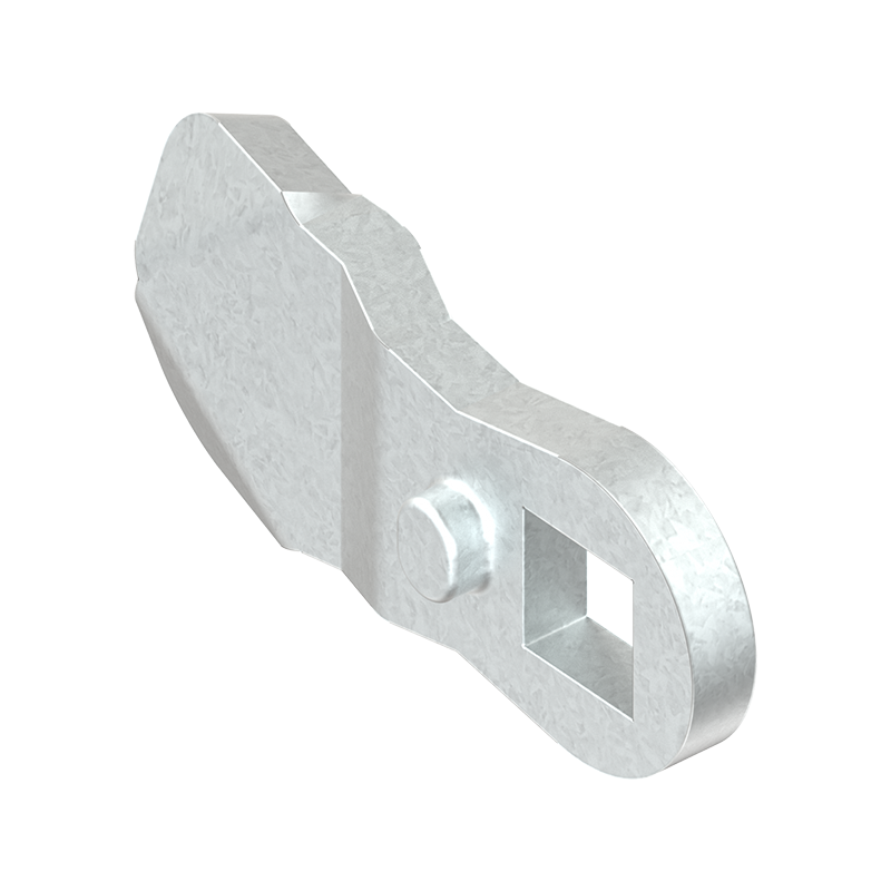 Tunge, standard, stål, L=35, B=19, offset højde=2 mm