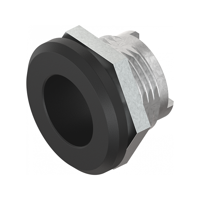 Låsehus, standard, trykstøbt zink, D=30, GH=18, pladetykkelse=1,2-8 mm