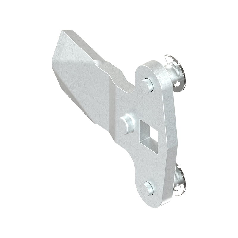 Tunge, stangtræk, stål, L=45, B=20, offset højde=4 mm