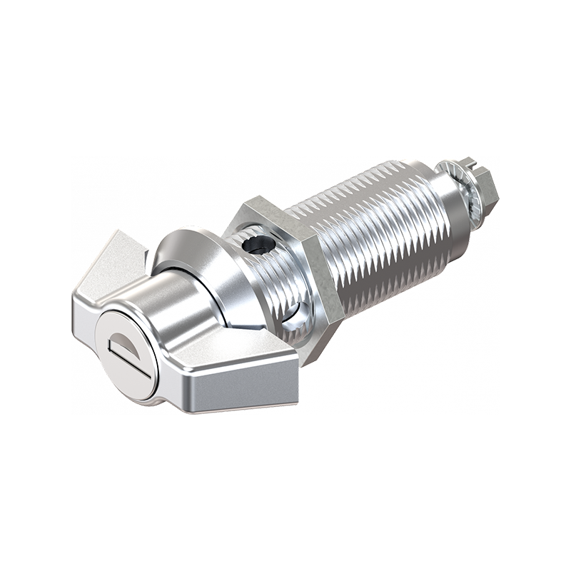 Låsehus med vingegreb, forskellig låsende, trykstøbt zink, L=50mm, GH=50mm, pladetykkelse=1,5-40mm