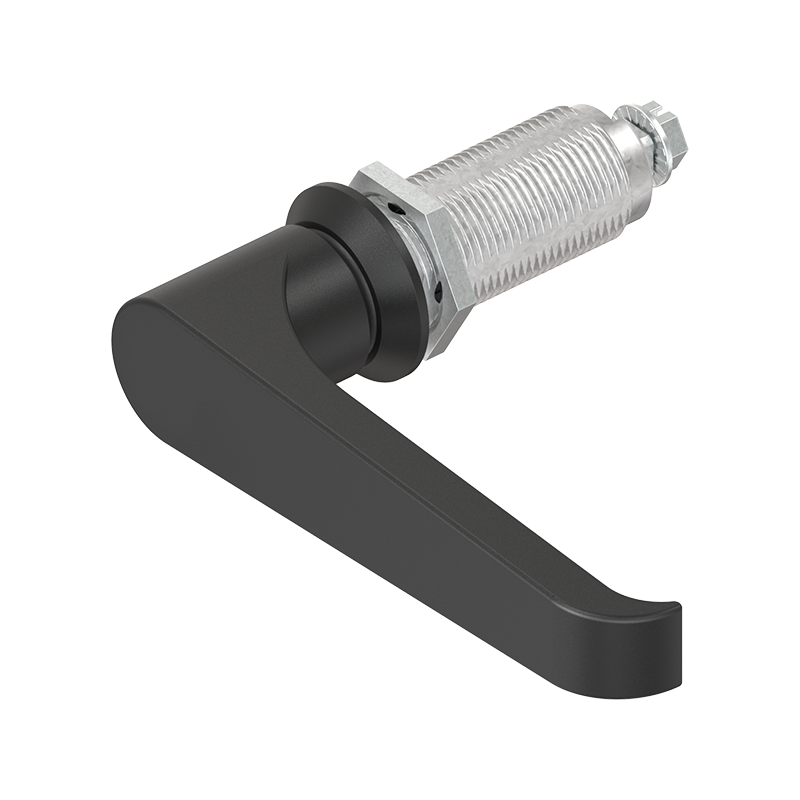 Låsehus med l-greb, uden lås, trykstøbt zink, L=105mm, GH=50mm, pladetykkelse=1,5-40mm