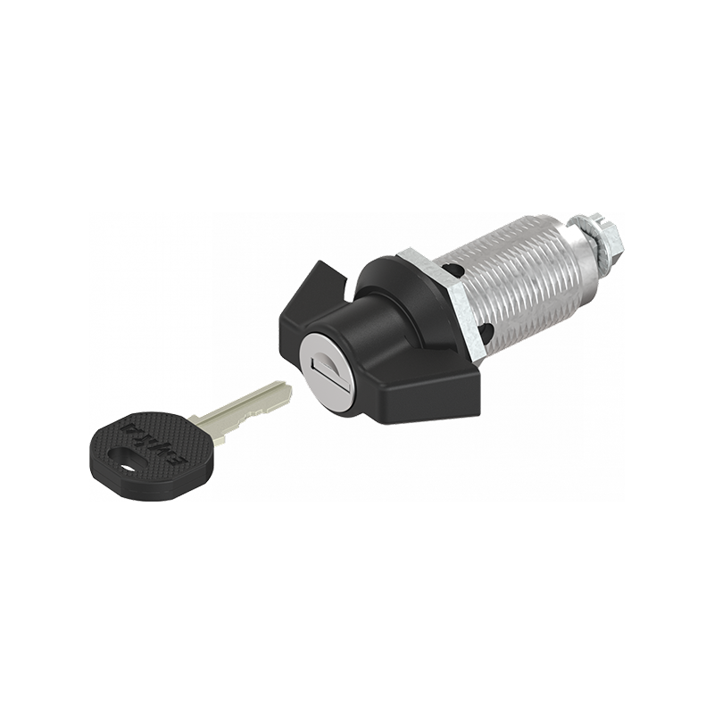 Låsehus med vingegreb, enslåsende ek333, trykstøbt zink, L=50mm, GH=40mm, pladetykkelse=1,5-30mm