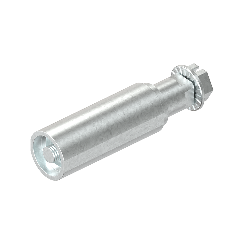 Adapter, trykstøbt zink, GH=60mm