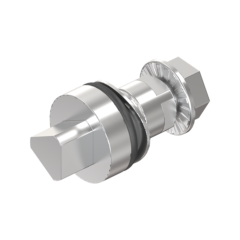 Indsats, trekant 8, syrefast stål