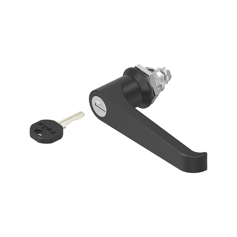 Låsehus med l-greb, enslåsende ek333, trykstøbt zink, L=105mm, GH=18mm, pladetykkelse=1,5-8mm