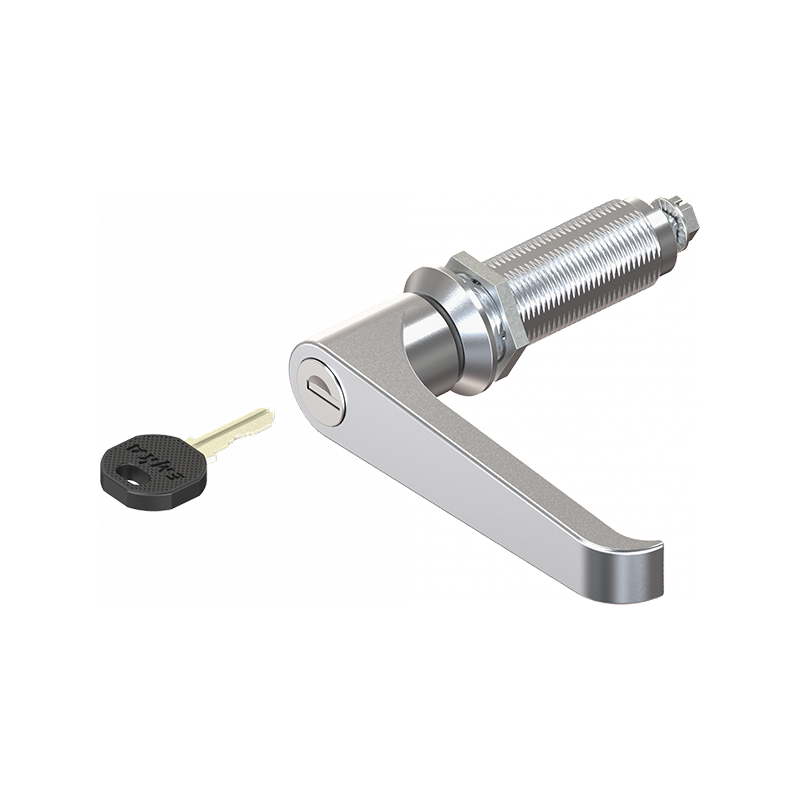 Låsehus med l-greb, enslåsende ek333, trykstøbt zink, L=105mm, GH=60mm, pladetykkelse=1,5-50mm