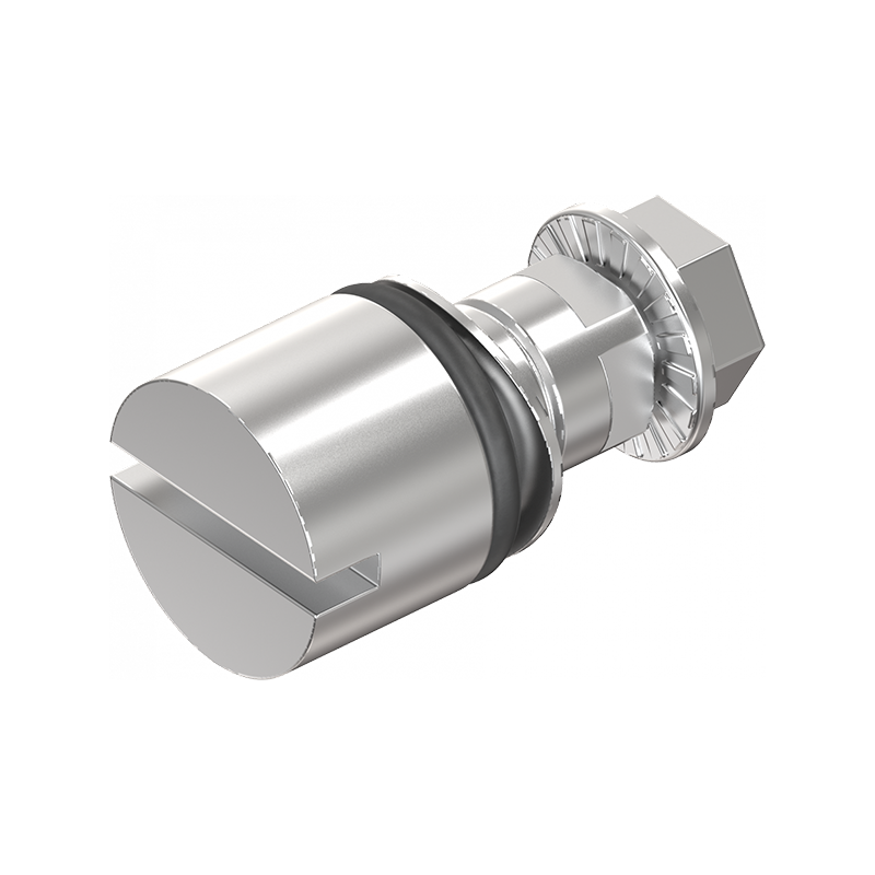 Indsats, slids 2x4, syrefast stål