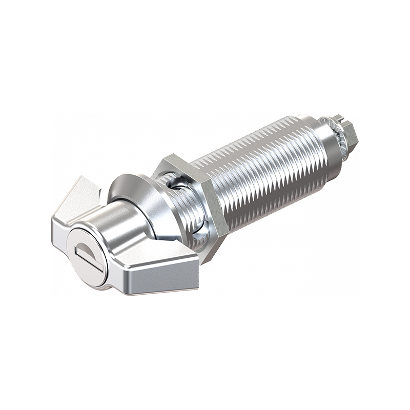 Låsehus med vingegreb, enslåsende ek333, trykstøbt zink, L=50mm, GH=60mm, pladetykkelse=1,5-50mm