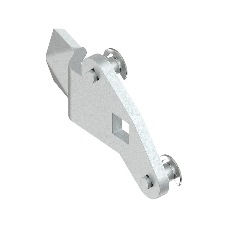 Tunge, stangtræk, stål, L=45, B=20, offset højde=7 mm