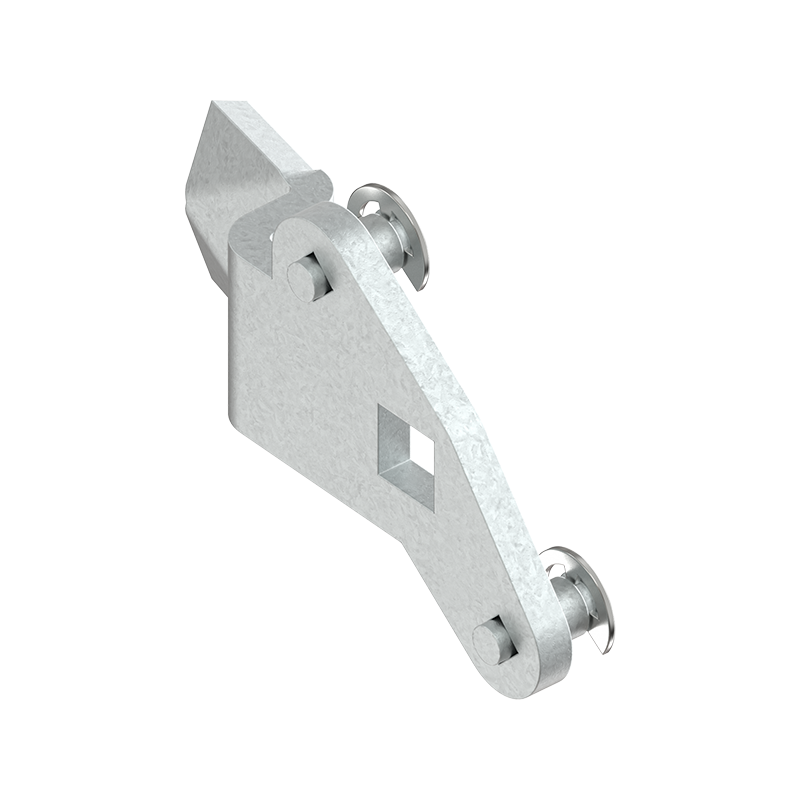 Tunge, stangtræk, stål, L=45, B=20, offset højde=11 mm