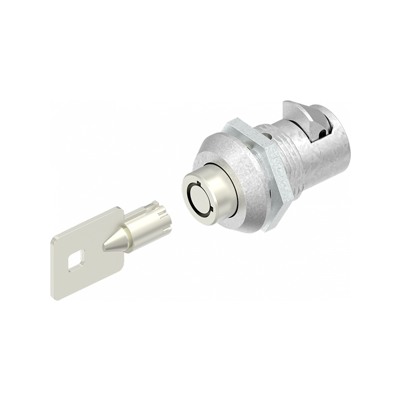 Smæklås, trykstøbt zink, møtrik, længde=15, bredde=12, højde=13