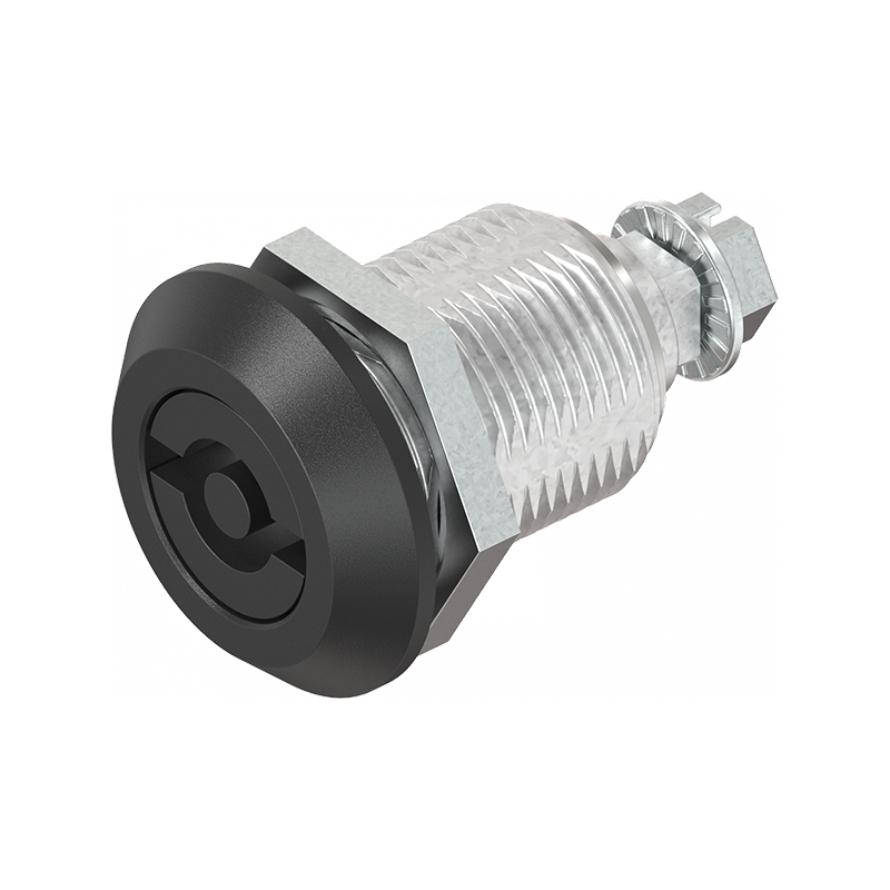 Kompressionslås, indsats 90°, trykstøbt zink, DIN 5, vandring=6mm, ikke justerbar, pladetykkelse=1,5-20mm