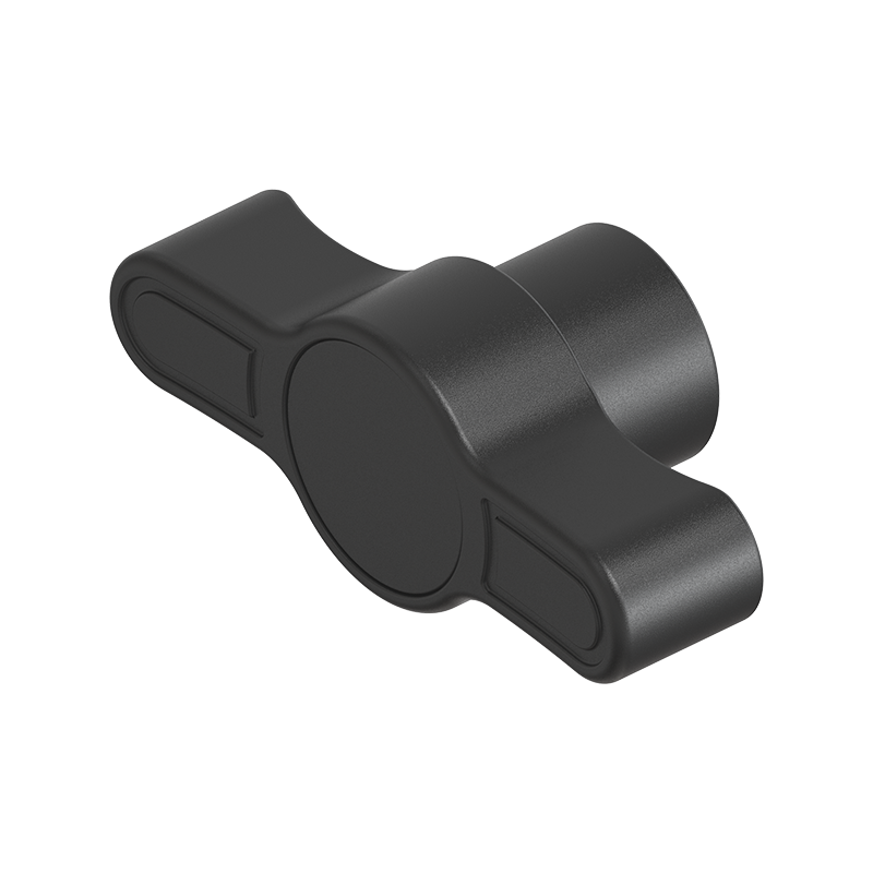 Vingegreb, glasfiberforstærket polyamid, firkant 8 med m6 gevind, H=18,5