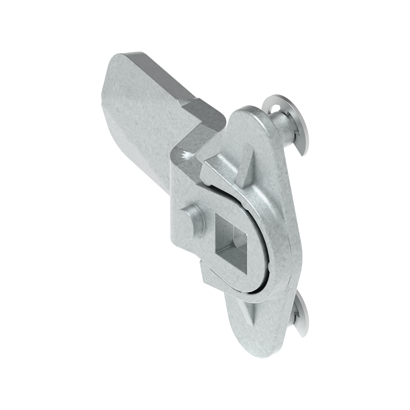 Stangtrækadapter til tunge, trykstøbt zink, offset=0, vandring=18