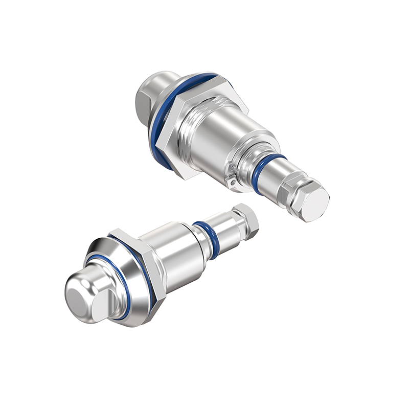 Hygiejnelås, syrefast stål, D=30mm, GH=43mm, pladetykkelse=1,2-6mm