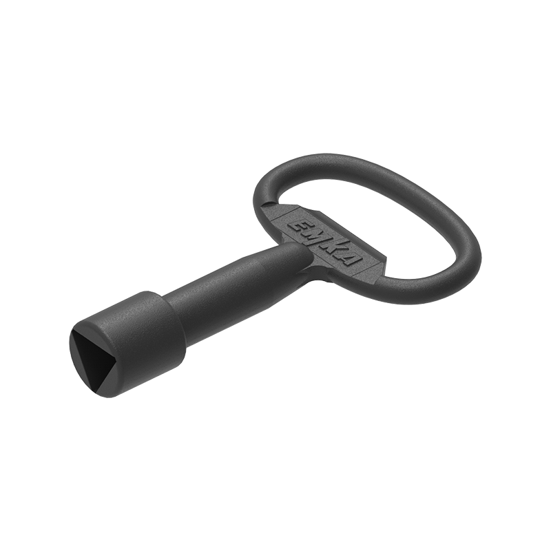 Nøgle, trykstøbt zink, trekant 10, L=85