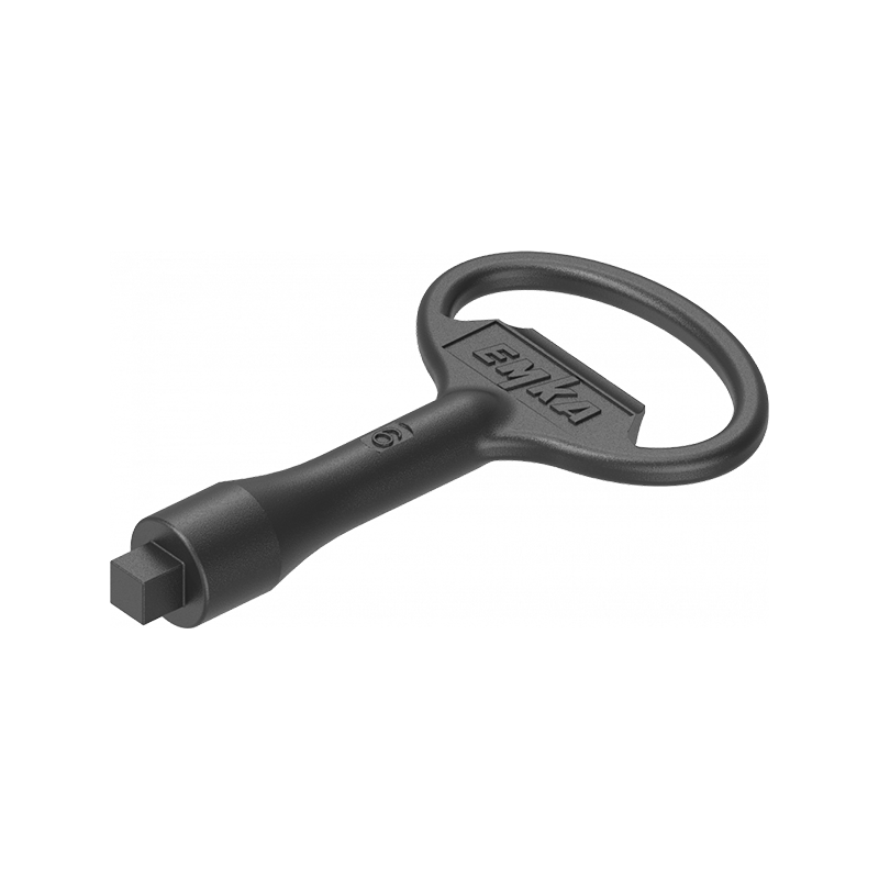 Nøgle, trykstøbt zink, udvendig firkant 6, L=78