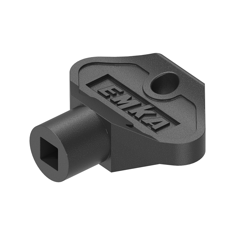 Nøgle, glasfiberforstærket polyamid, firkant 6, L=39