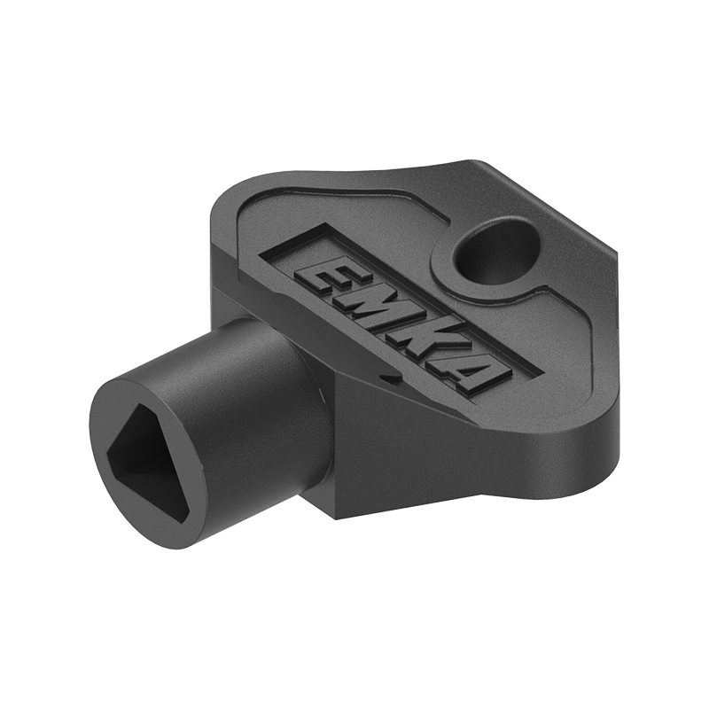 Nøgle, glasfiberforstærket polyamid, trekant 8, L=39