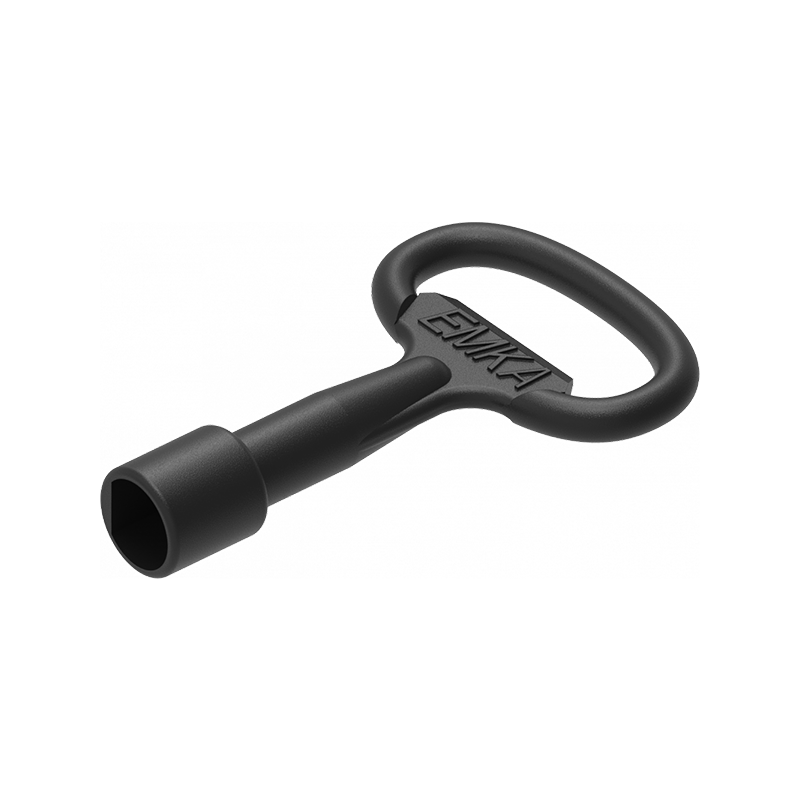 Nøgle, trykstøbt zink, halvrund ø13, L=85