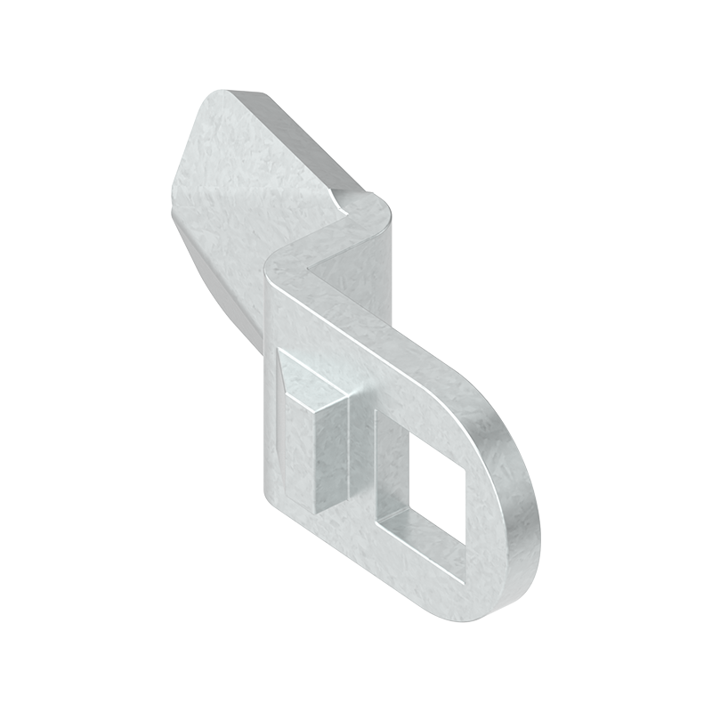 Tunge, standard, stål, L=24, B=12, offset højde=6 mm