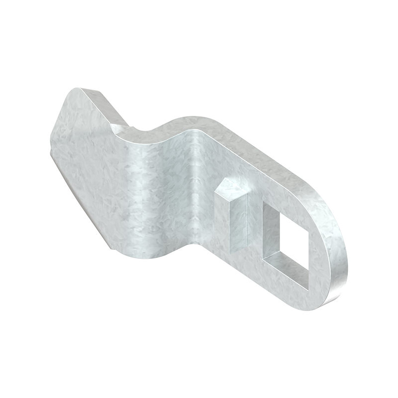 Tunge, standard, stål, L=24, B=12, offset højde=-6 mm