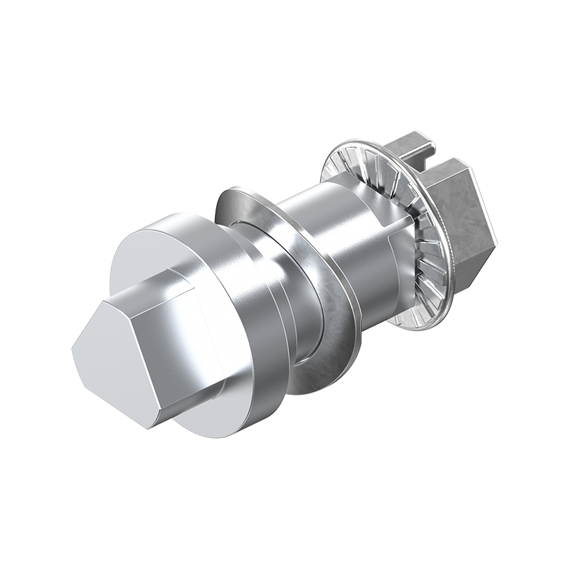 Indsats, trekant 6,5, trykstøbt zink, forkromet