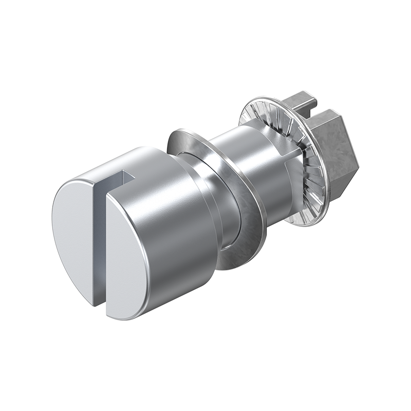 Indsats, slids 1,5x3, trykstøbt zink, forkromet