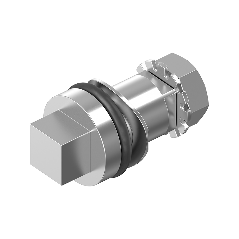 Indsats, firkant 6, rustfrit stål
