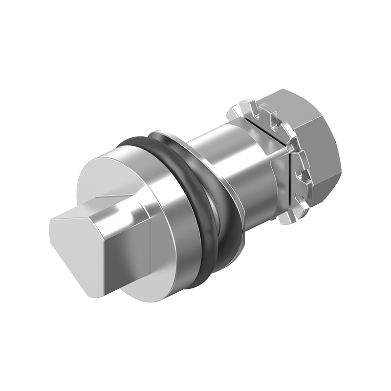 Indsats, trekant 6,5, rustfrit stål