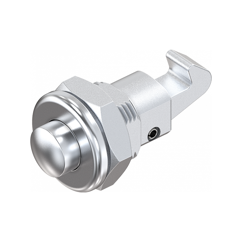 Smæklås, trykstøbt zink, møtrik, længde=6, bredde=6,7, højde=2,5