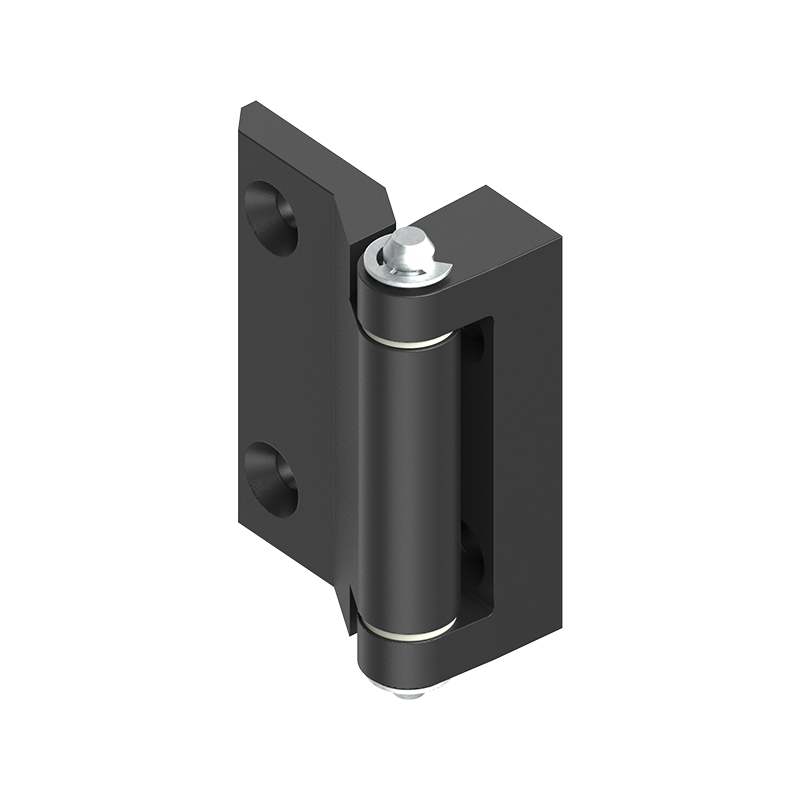 Kabinethængsel, trykstøbt zink, indvendig synlig, løs dorn, L=60, B=47, H=26