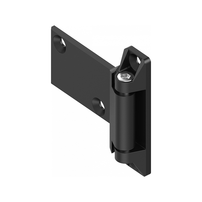 Kabinethængsel, højre, trykstøbt zink, indvendig synlig, løs dorn, L=130, B=135, H=27,5