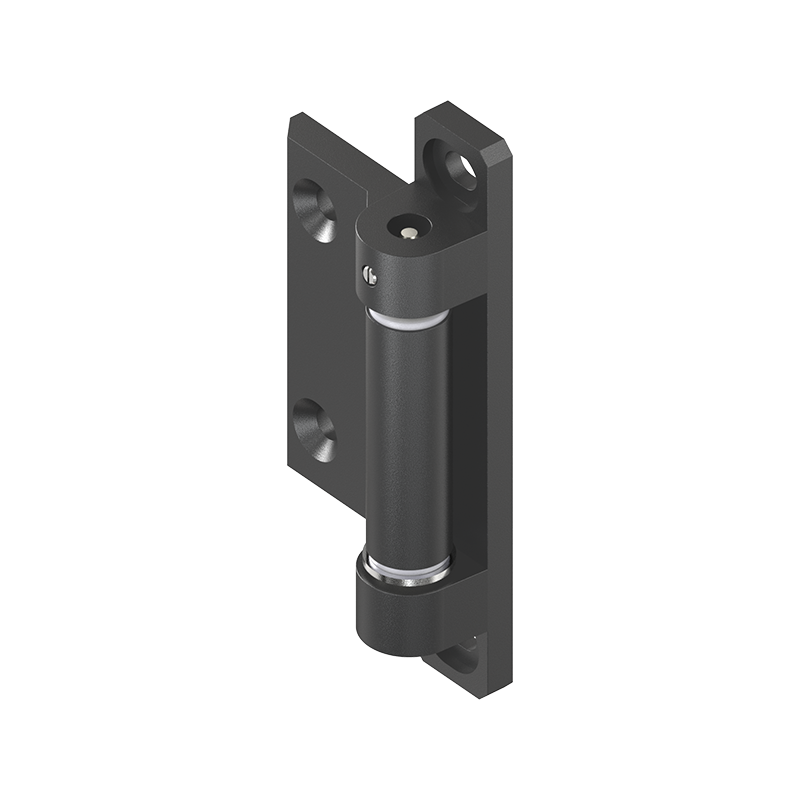 Kabinethængsel, trykstøbt zink, indvendig synlig, fast dorn, L=100, B=48,5, H=21
