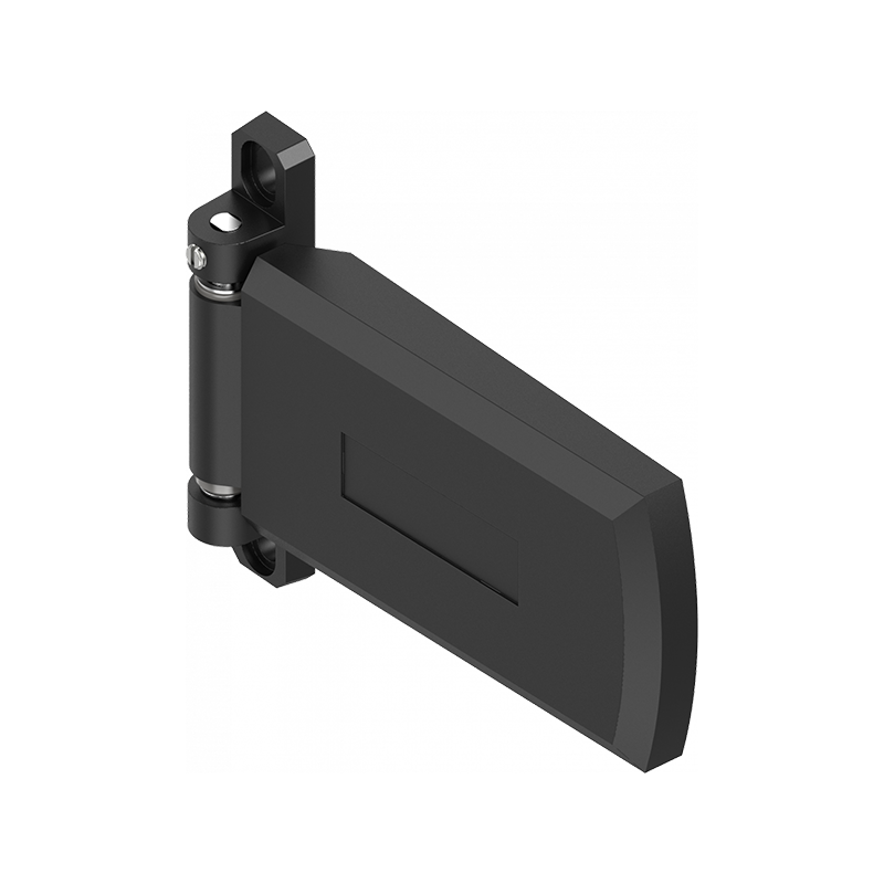 Kabinethængsel, venstre, trykstøbt zink, indvendig synlig, fast dorn, L=102, B=130,5, H=22,5